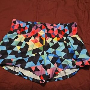 Colorful Geometric Women's Shorts